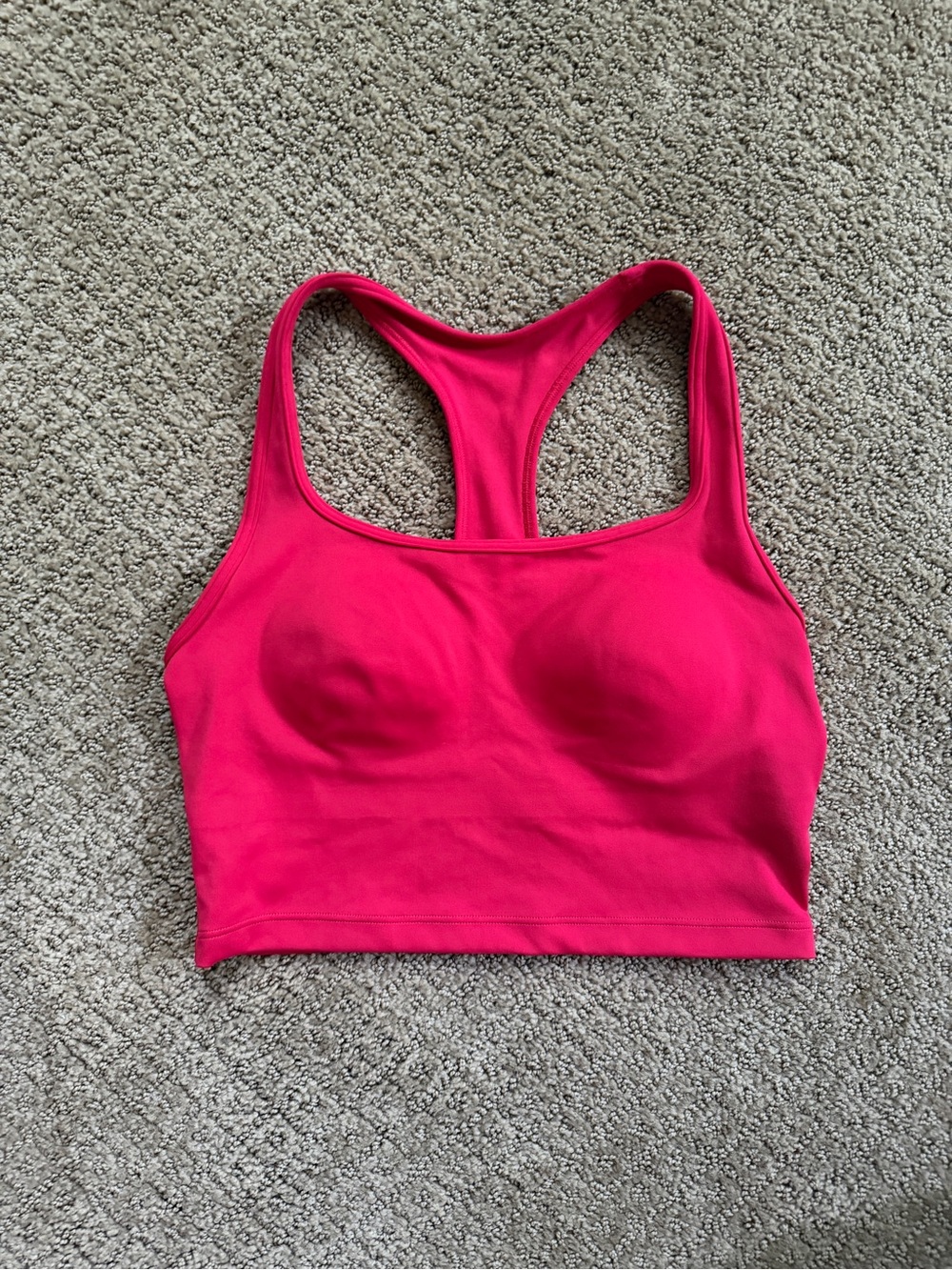 PINK Victoria's Secret Red Racerback Sports Bra Tank